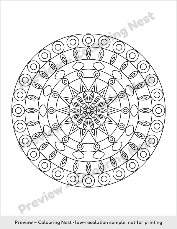 Sample page: a geometric pattern