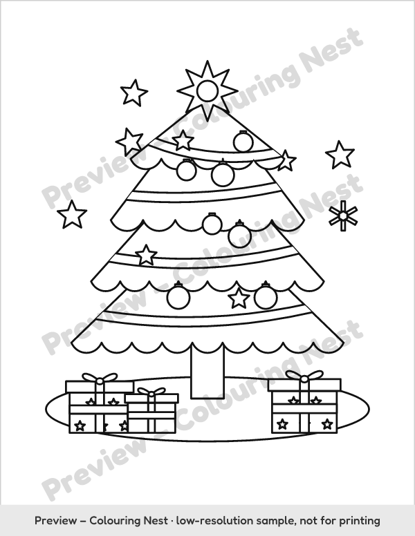 Sample page: a Christmas activity page