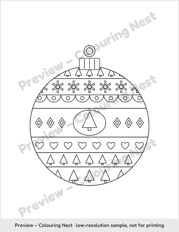 Sample page: an intricate snowflake mandala