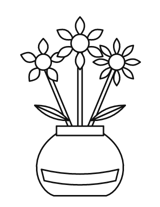 Bold and Easy Flower Vase #4