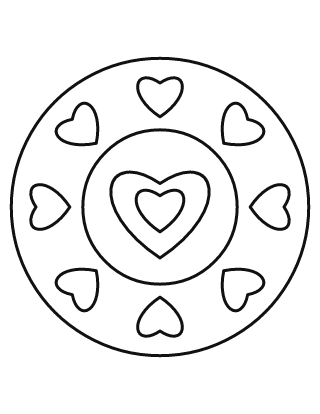 Bold and Easy Hearts #6