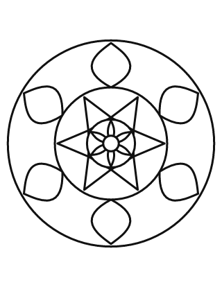 Bold and Easy Mandala #2