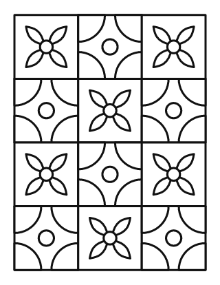 Bold and Easy Pattern Tiles #3