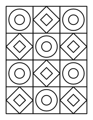 Bold and Easy Pattern Tiles #4