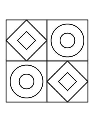 Bold and Easy Pattern Tiles #5