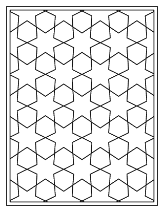 Hexagram Star Pattern – Easy #17