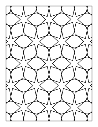 Star Lattice Pattern – Easy #19