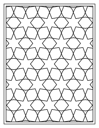 Star Lattice Pattern – Easy #4