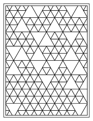 Triangle Tessellation Pattern – Easy #7