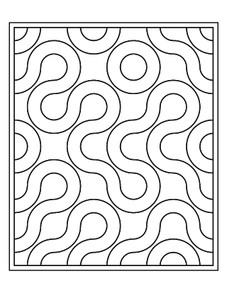 Truchet Ribbon Pattern – Easy #10