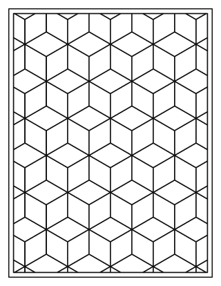 Tumbling Blocks Pattern – Easy #5
