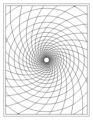 Op-Art Spiral Pattern – Hard #18