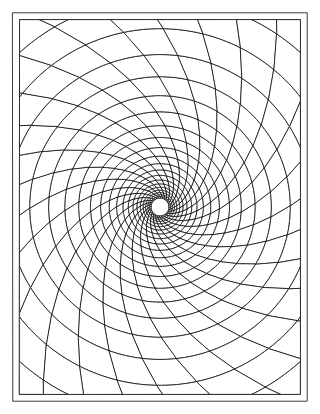 Op-Art Spiral Pattern – Hard #3