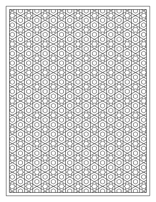 Hexagram Star Pattern – Hard #7