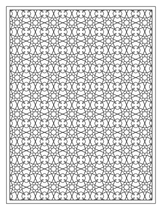 Star and Cross Pattern – Hard #6
