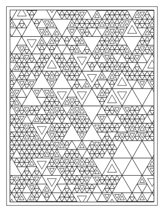 Triangle Tessellation Pattern – Hard #12