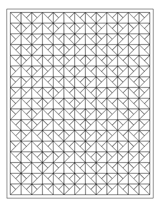 Truchet Triangle Pattern – Hard #1