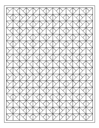 Truchet Triangle Pattern – Hard #16