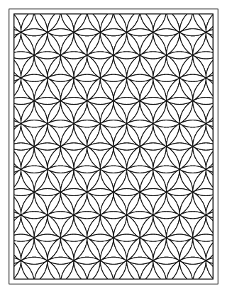 Flower of Life Pattern – Medium #10
