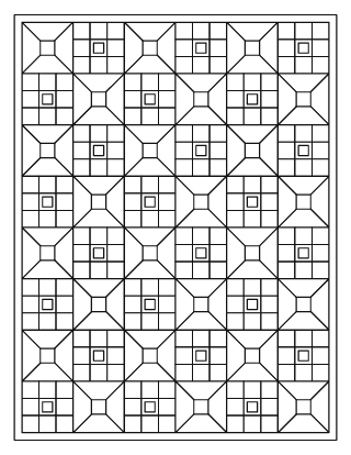 Quilt Block Pattern – Medium #3