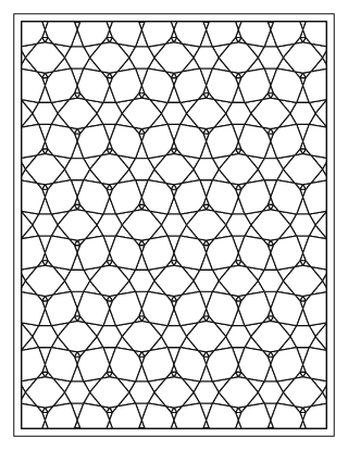 Star Lattice Pattern – Medium #14