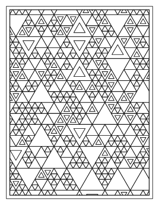 Triangle Tessellation Pattern – Medium #2