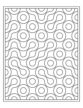 Truchet Ribbon Pattern – Medium #20