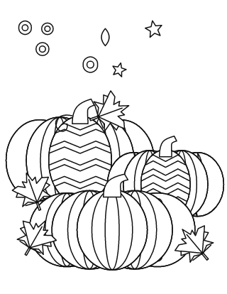 Pumpkin Patch Coloring Page