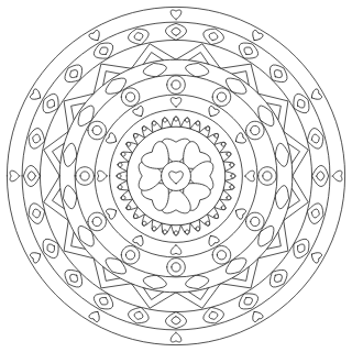 Hard Heart Mandala #1