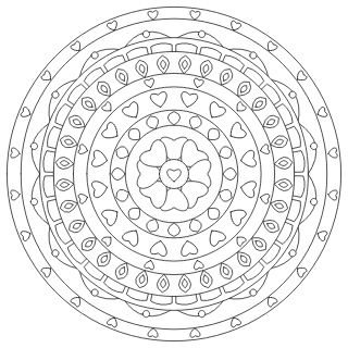 Hard Heart Mandala #3