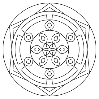 Easy Mandala #100