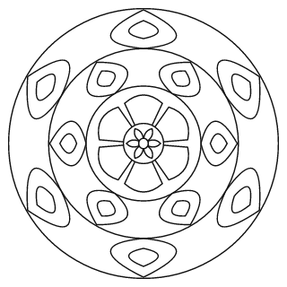 Easy Mandala #23