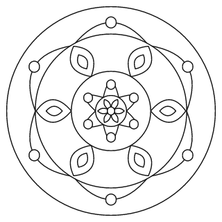 Easy Mandala #25