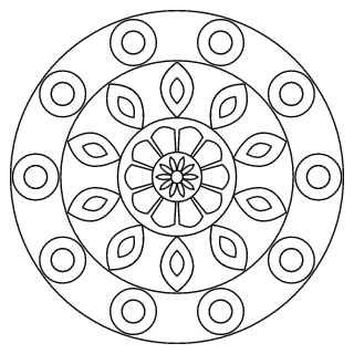 Easy Mandala #36