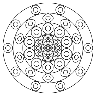 Easy Mandala #45