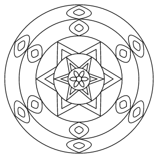 Easy Mandala #60