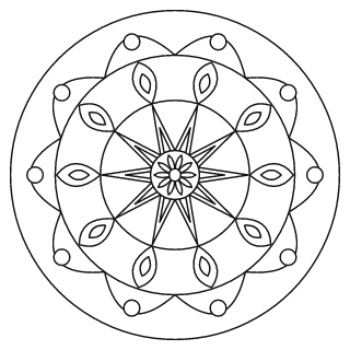 Easy Mandala #61