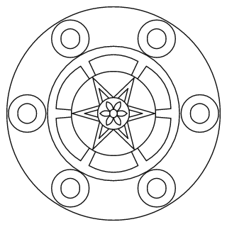 Easy Mandala #62
