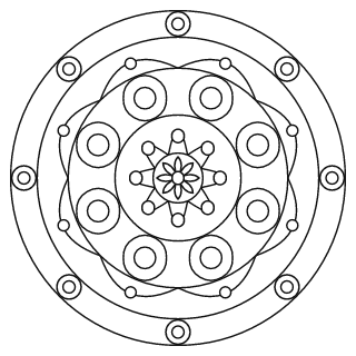 Easy Mandala #63