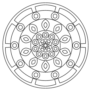 Easy Mandala #65