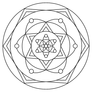 Easy Mandala #68