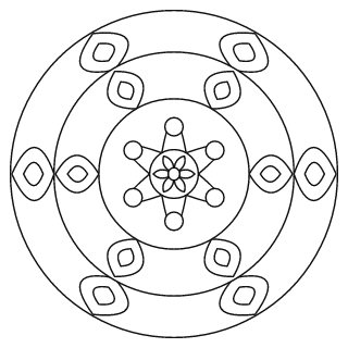 Easy Mandala #69