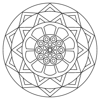 Easy Mandala #70