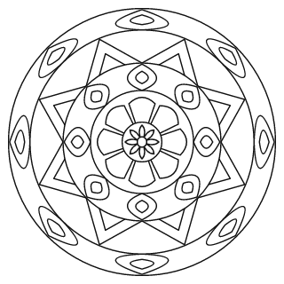 Easy Mandala #71