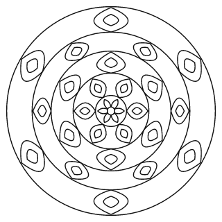 Easy Mandala #72