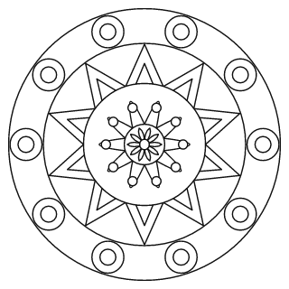 Easy Mandala #74