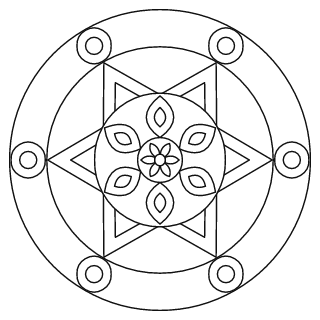Easy Mandala #75