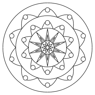 Easy Mandala #76