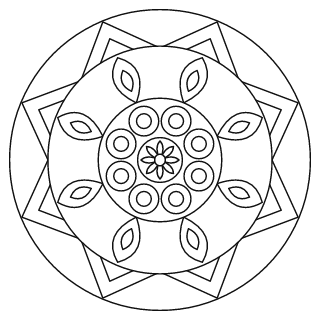 Easy Mandala #77