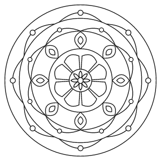 Easy Mandala #81